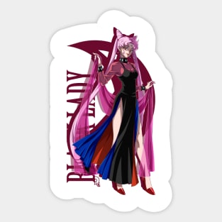 Black Lady Sticker